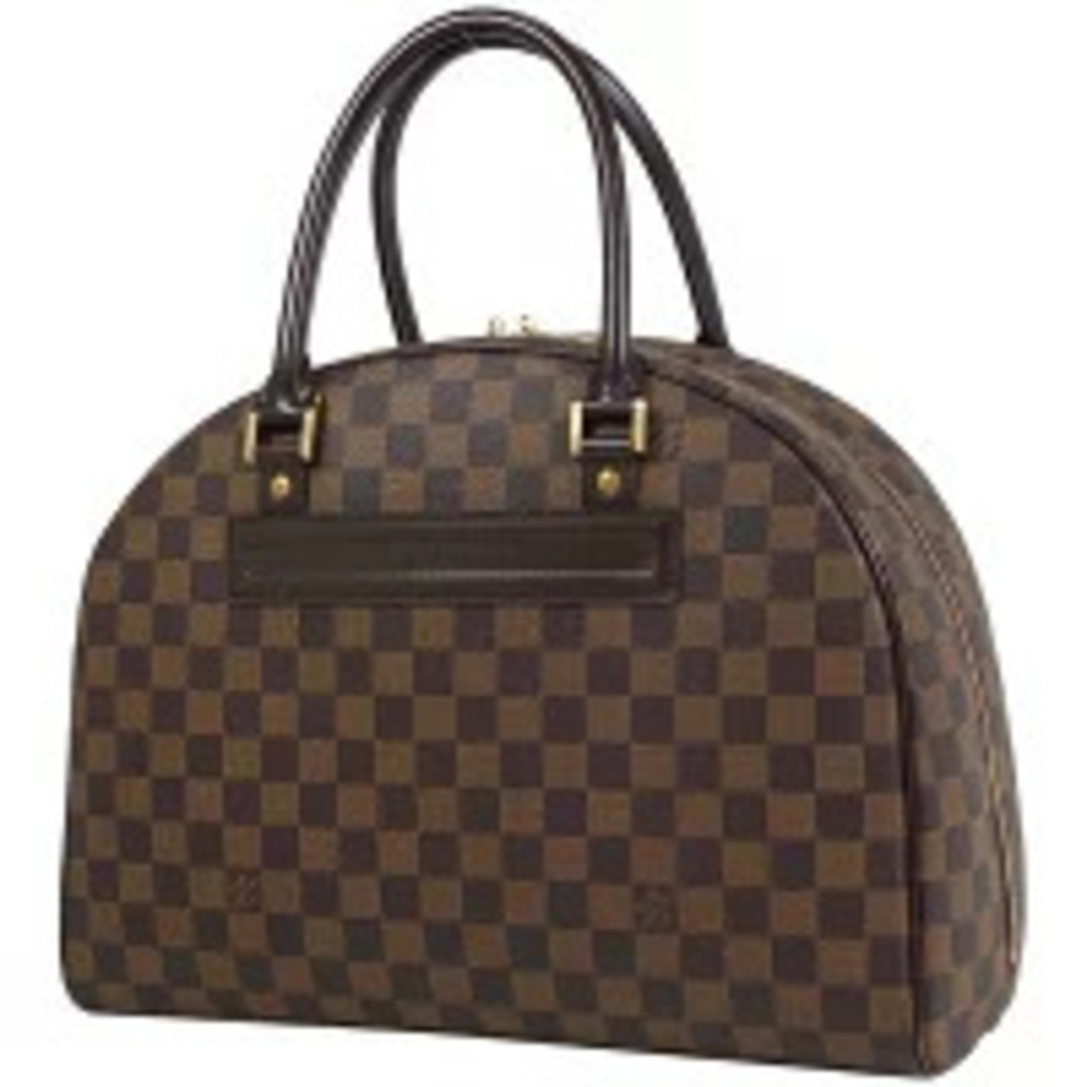 Louis Vuitton Nolita Boston Bag Bowling Handbag Damier Brown